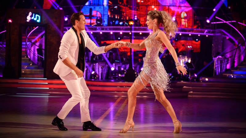 Brendan Cole and Charlotte Hawkins
