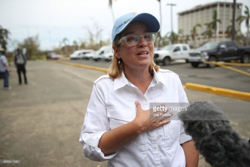 Carmen Yulin Cruz criticised Trump's administration and begged for more help, a plea that received widespread television coverage in the mainland United States
