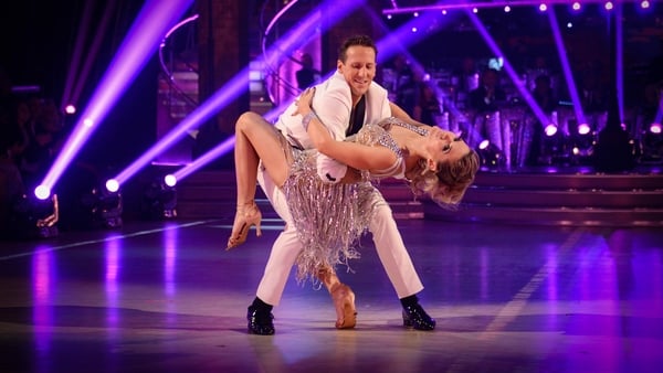 Brendan Cole with partner Charlotte Hawkins on Strictly last year - "I'm very disappointed, it's still hard to talk about it"