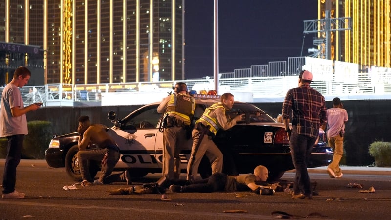 The shooting took place last night in Las Vegas