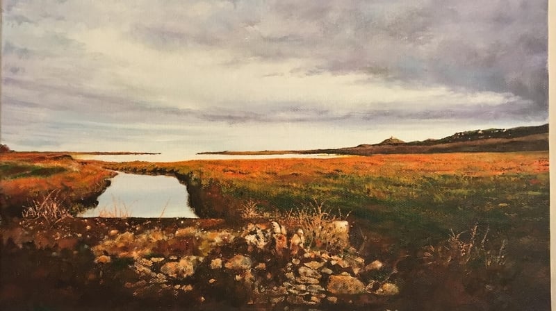 Detail from October view to Ballycotton - Denis O'Callaghan