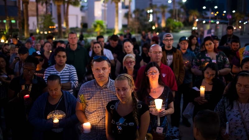 Many vigils have been held across Las Vegas following Sunday night's shooting