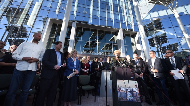 Mayor of Las Vegas Carolyn Goodman said she was 'overwhelmed by the generosity' of those wanting to donate blood to help the victims