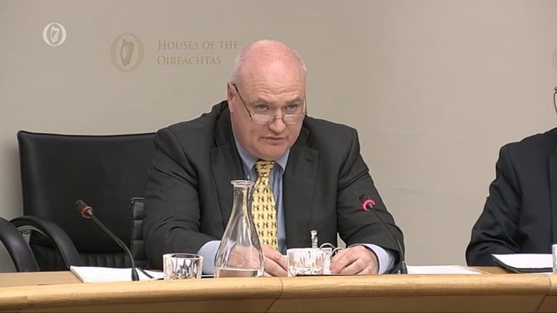 Captain Evan Cullen appearing at the Oireachtas Committee on Transport