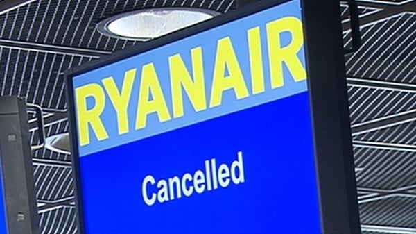 Ryanair's return flight from Dublin Airport to Nice on Sunday has been cancelled