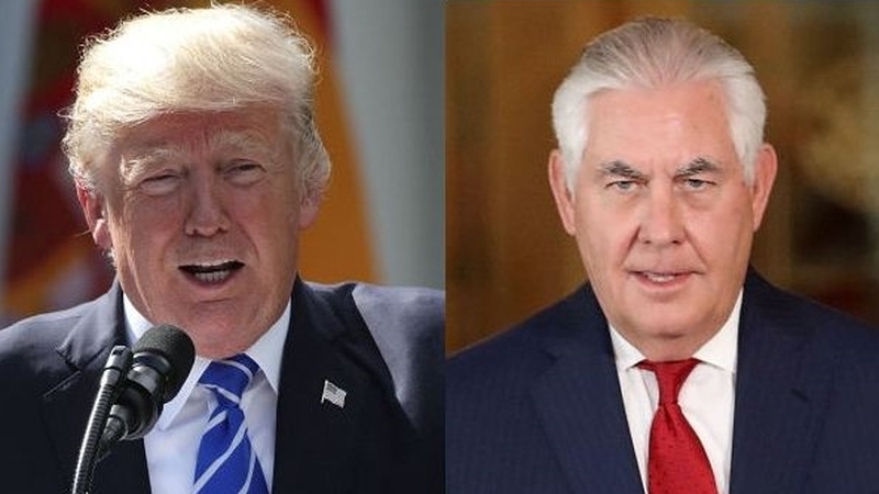 Donald Trump said that he has 'total confidence' in Rex Tillerson