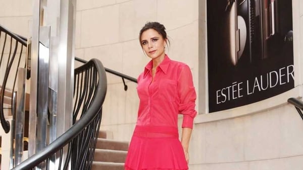 Fashion designer Victoria Beckham was in Dublin to launch her new makeup range yesterday afternoon