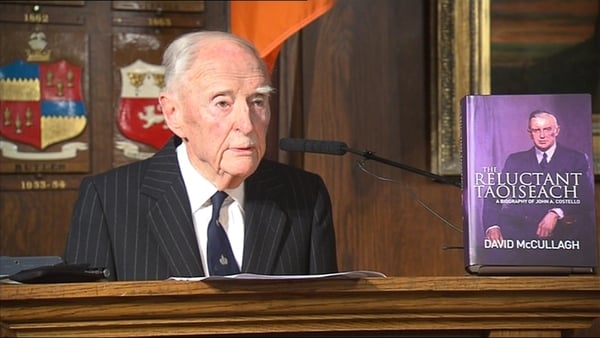 Liam Cosgrave shows his lighter side at 2010 book launch