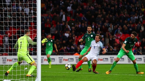 Harry Kane prods home his side's winner