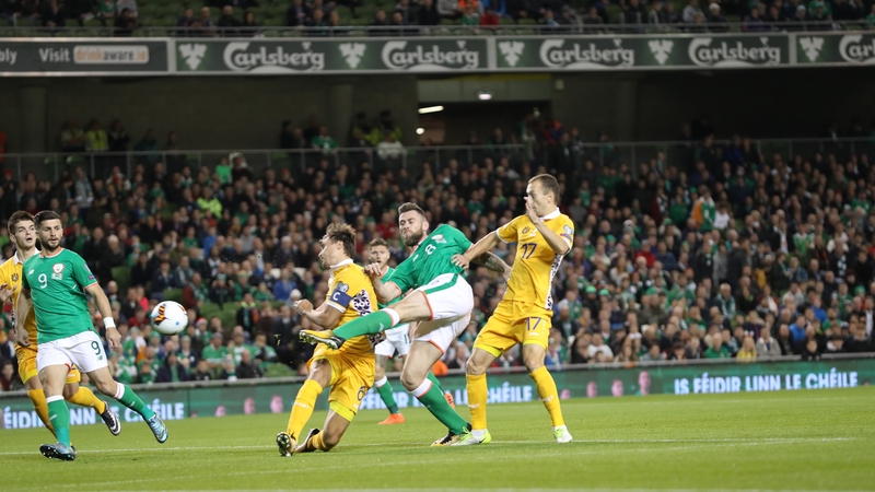 Daryl Murphy fires home the opener for Ireland