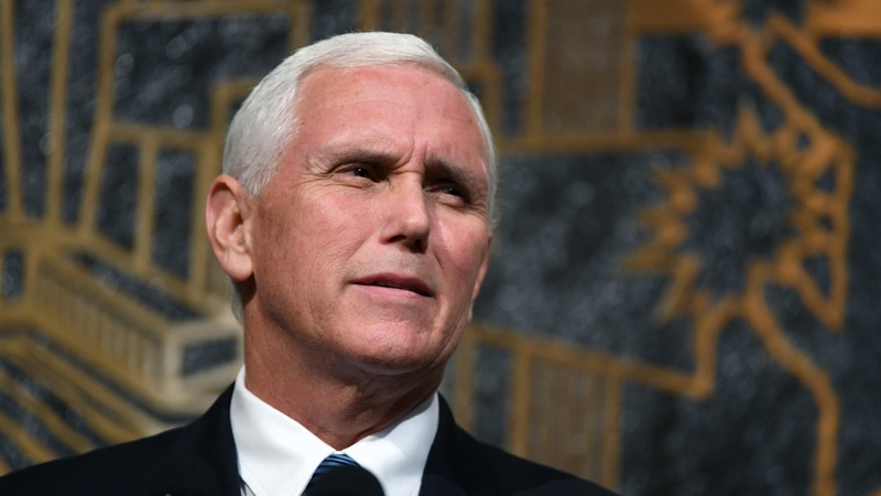 US Vice President Mike Pence walked out of an NFL game in protest at