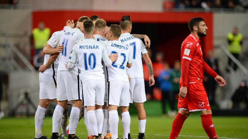 Slovakia are in the hat for the play-offs