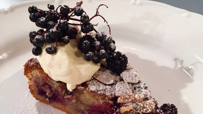 Bryan's Blackberry, Elderberry and Almond Tart: Today