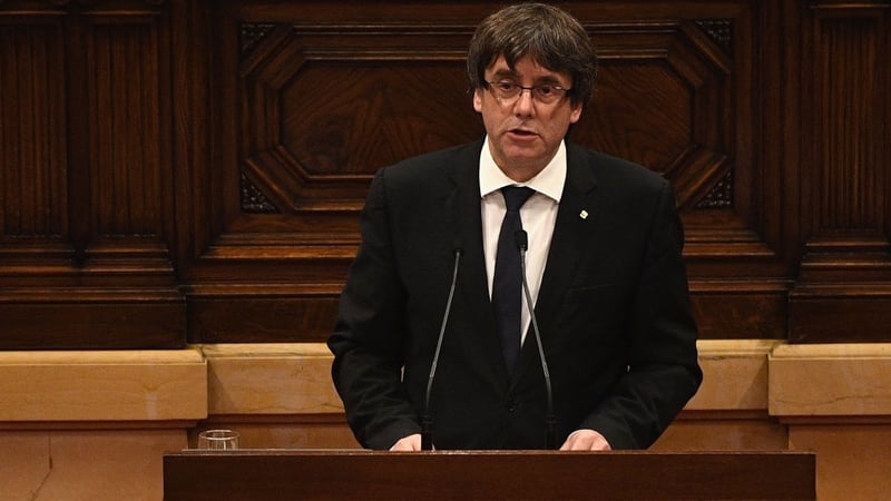 Catalan leader Carles Puigdemont