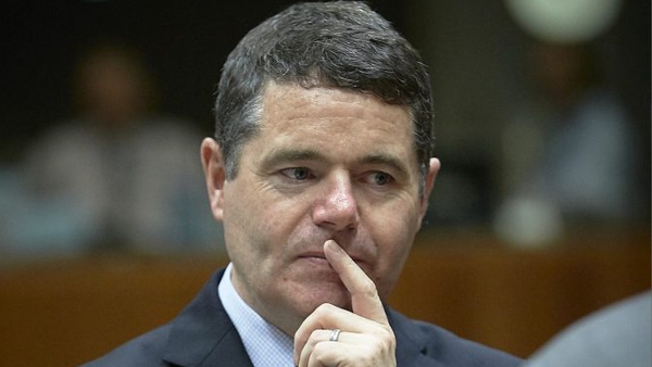 Paschal Donohoe was addressing a European Parliament committee today