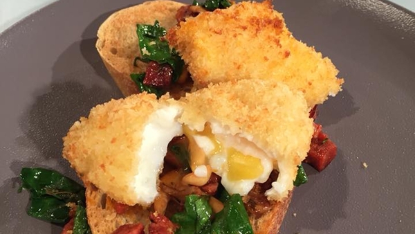 Bryan's Poached Egg & Chorizo on Sourdough: Today