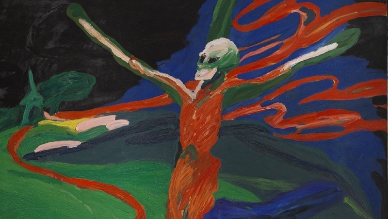 Detail from Crossmaglen Crucifixion, 1975, oil on canvas. Private Collection