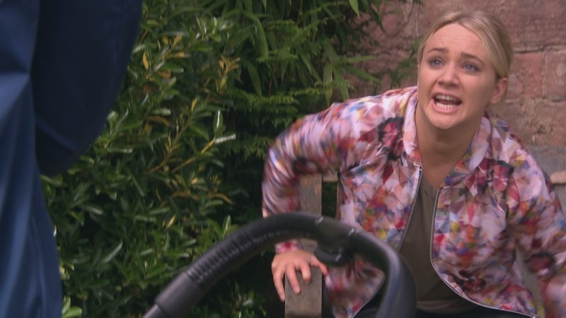 All hell breaks loose on Hollyoaks when Leela sees Zack holding her son