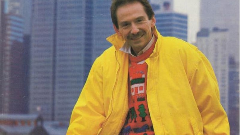 Vincent 'Fab Vinny' Hanley, pictured on the cover of the RTÉ Guide in 1986