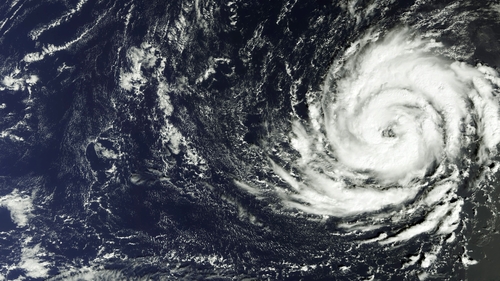 Only 15 storms of this nature have ever been reported within 200 nautical miles of Ireland