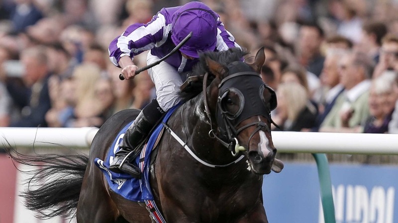 US Navy Flag, under Ryan Moore, on his way to victory