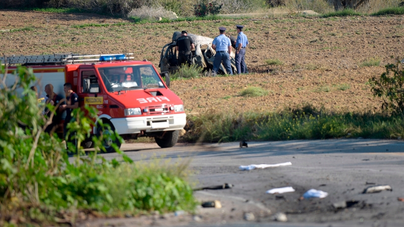 Daphne Caruana Galizia was killed in a car bomb blast near her home