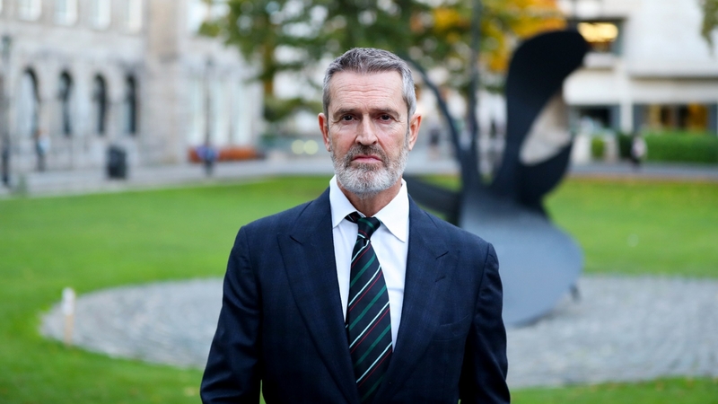 Actor-turned-filmmaker Rupert Everett, pictured in Trinity College Dublin last week