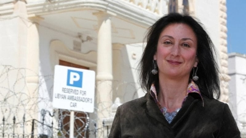 Daphne Caruana Galizia died in a car bomb in 2017