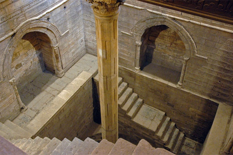 The Nilometer at Rawda, Cairo, used for measuring levels in the Nile