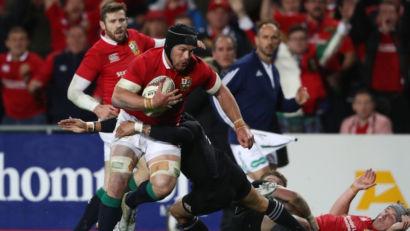 Sean O'Brien in action during last summer's first Test