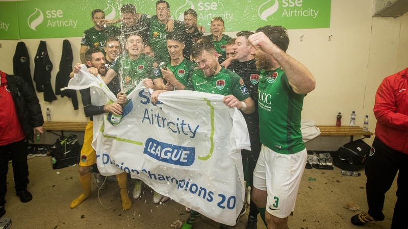 Cork City players won the double