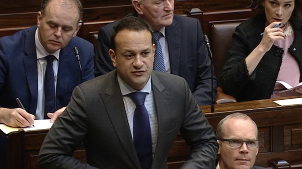 Mr Varadkar was answering a question from Richard Boyd Barrett on Mr Trump's comments