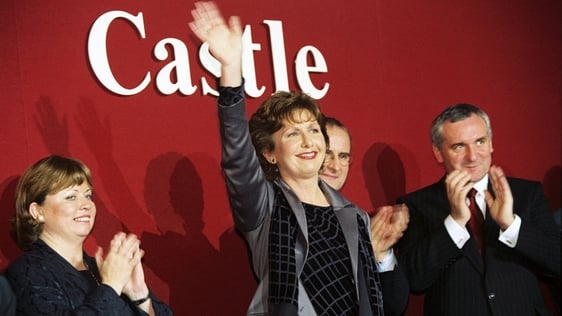 Mary McAleese Elected.