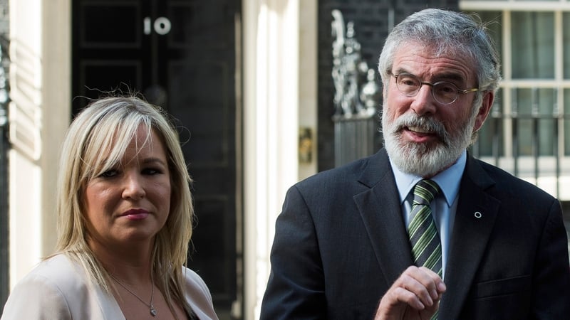 Gerry Adams rejected the suggestions concerning Michelle O'Neill and the ard comhairle