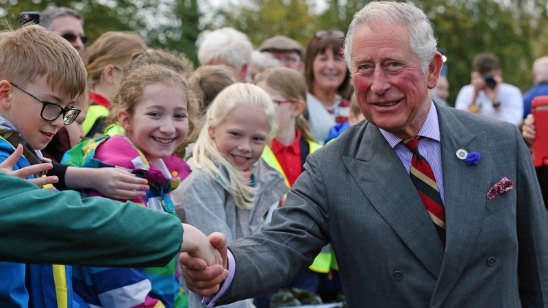 Prince Charles is on a visit to Derry