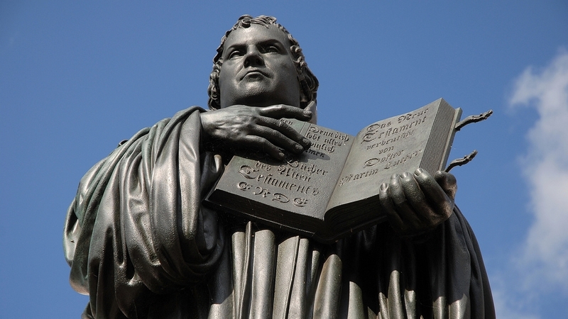 The Luther monument in Wittenberg. Photo: Neuwieser https://www.flickr.com/photos/neuwieser