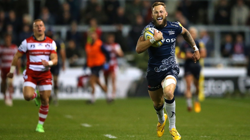 Byron McGuigan has been rewarded for his club form with Sale Sharks