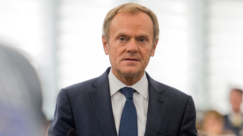 Donald Tusk was speaking in UCD earlier today