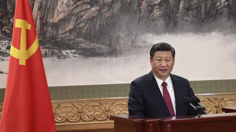 Chinese President Xi Jinping's speech is being seen as an attempt to defuse an escalating trade dispute with the US