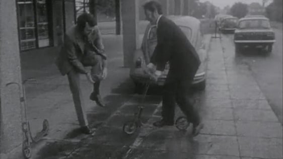 Mike Murphy and Gay Byrne
