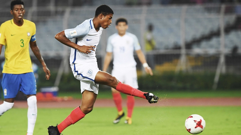 England underage international Rhian Brewster