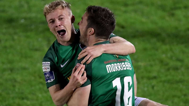 Conor McCormack (L) has enjoyed a terrific campaign with Cork City