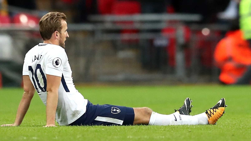 Harry Kane suffered the injury late in the game against Liverpool