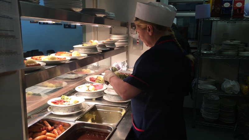 The centre prepared to feed 100 extra people today after being advised by Government that more people may attend