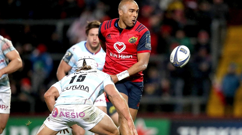 Simon Zebo shows off some skills in Munster's win over Racing