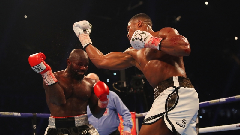 Anthony Joshua beat Carlos Takam on a technical knockout in the 10th round in Cardiff tonight