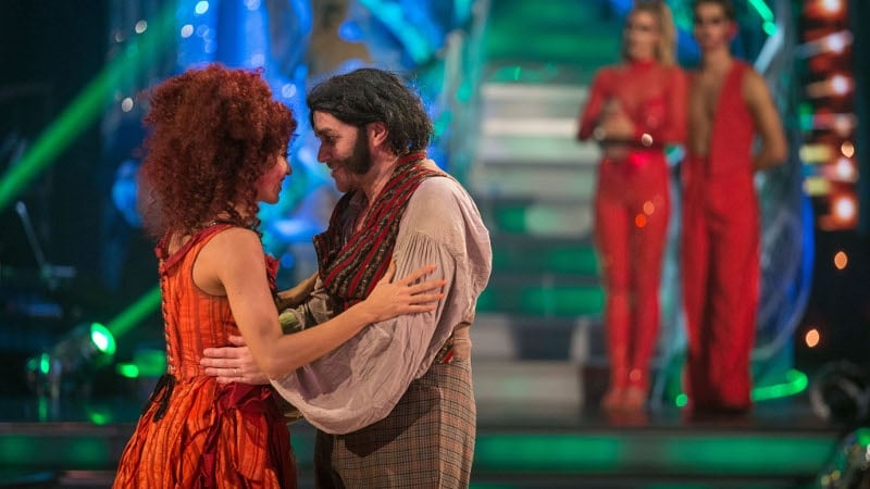 Parting is such sweet sorrow: Rimmer with his dance partner Karen Clifton