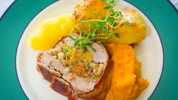Tastes Like Home: Roast Stuffed Fillet of Pork