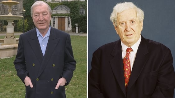 Charles Haughey and Garret FitzGerald.