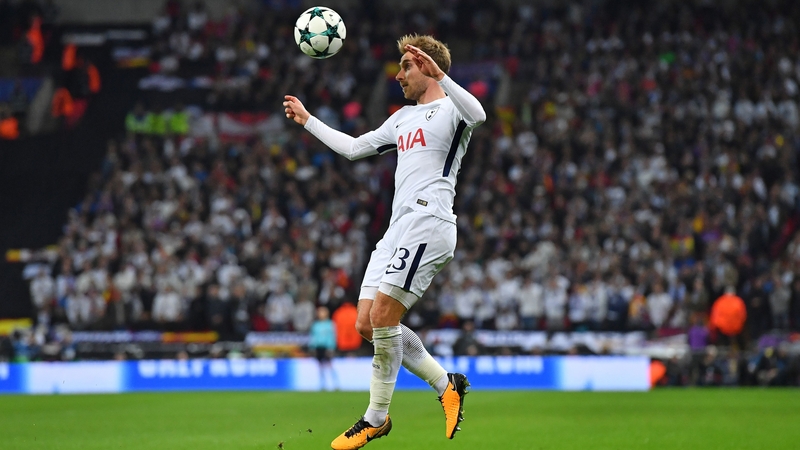 Christian Eriksen will miss his side's clash with Barcelona